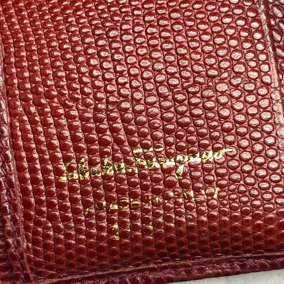 Vintage Ferragamo Lizard Leather Bifold w/COA - Picture 6 of 9